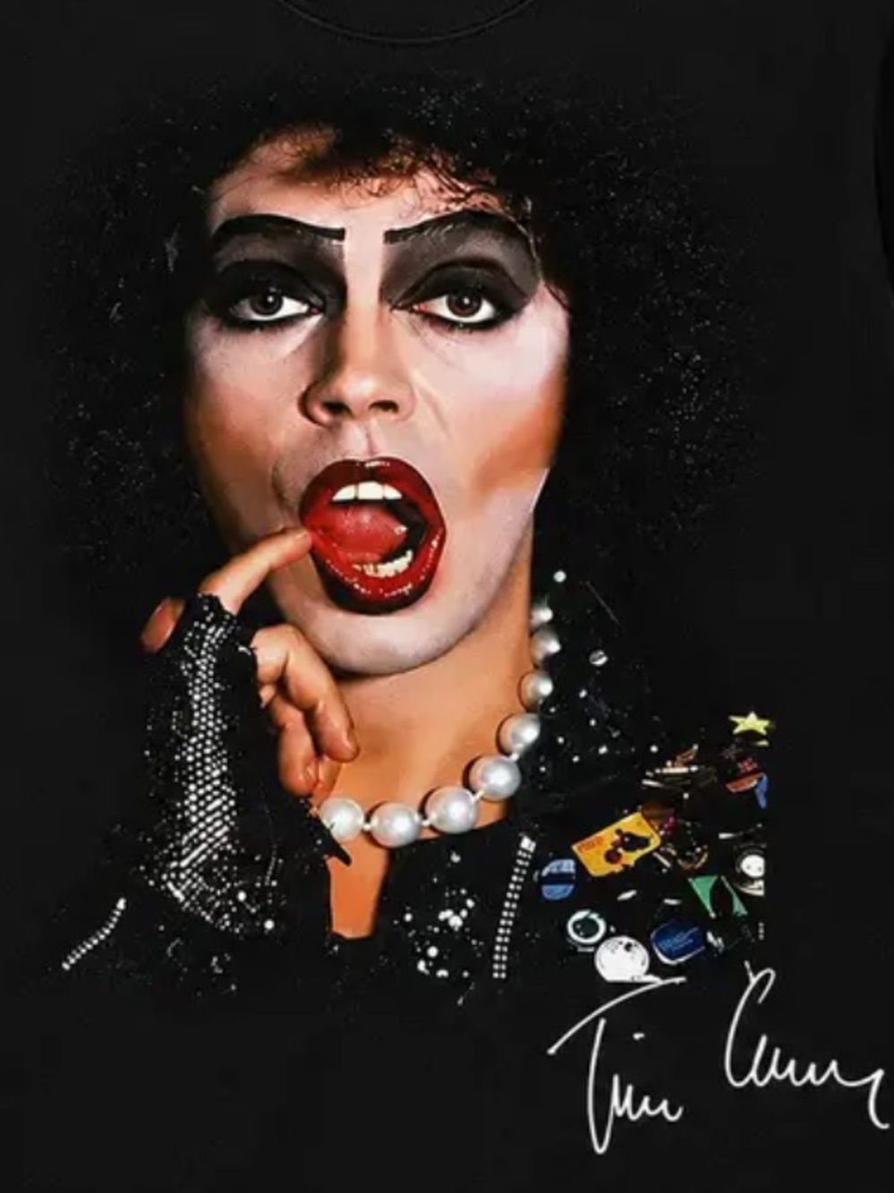 Tim Curry Rocky Horror Picture Show Frank-N-Furter Memories Graphic T-Shirt - Picture 3 of 7